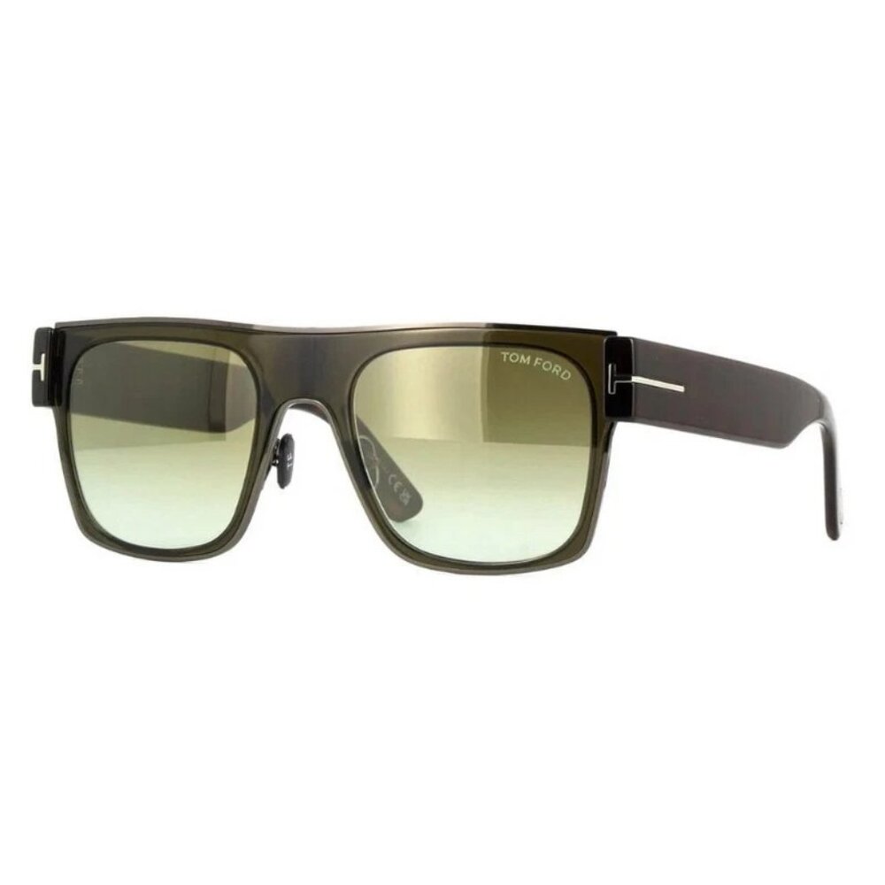 NEW TOM FORD TF1073 51G Edwin Sunglasses Rose Gold / Brown Lens V
